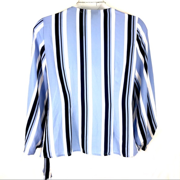 I.N.C. Internacional Concepts Yacht Stripe Blouse - Picture 5 of 8